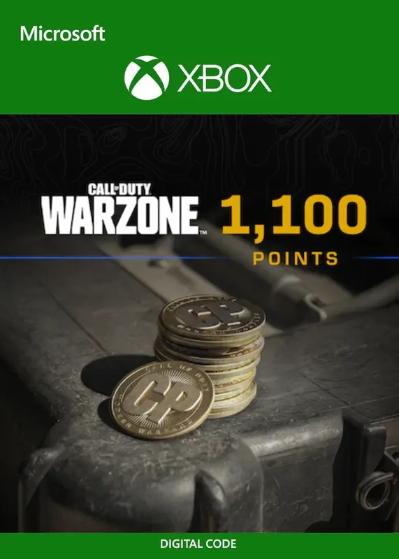1,100 Call of Duty: Warzone Points — Xbox Live, Standard