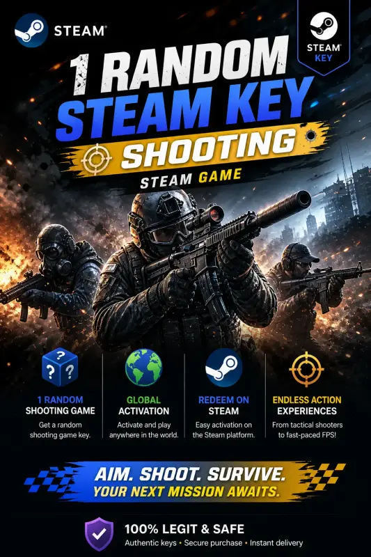 1 Random - Shooting Steam Game — Steam, Standard
