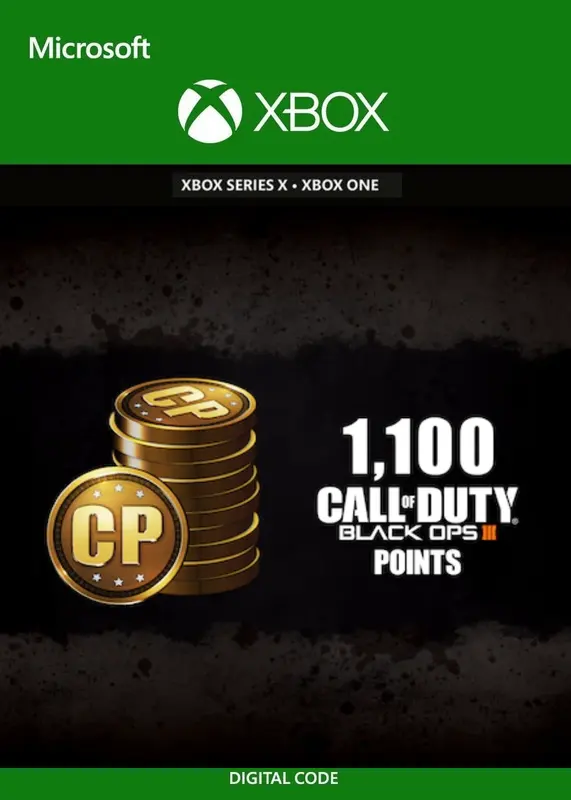 1100 Call of Duty: Black Ops III Points — Xbox Live, Standard
