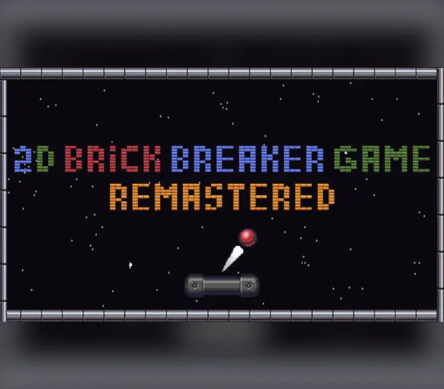 2D Brick Breaker Game REMASTERED — Steam, Standard