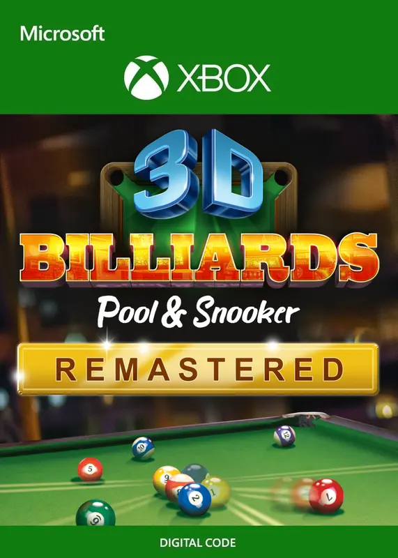 3D Billiards - Pool & Snooker - Remastered — Xbox Live, Standard