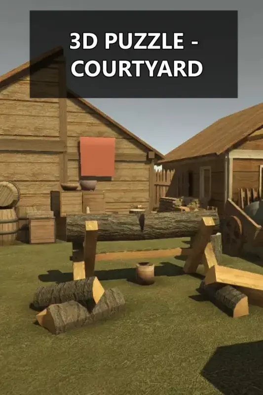 3D PUZZLE - Courtyard — Steam, Standard