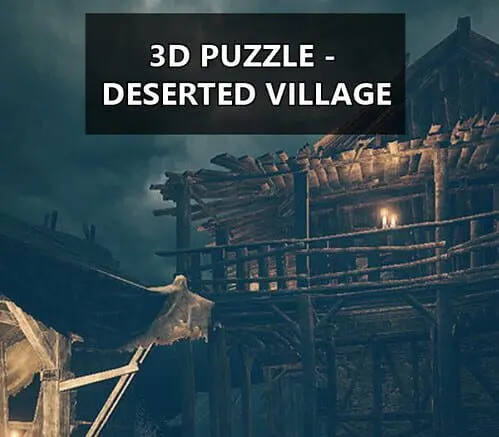 3D PUZZLE - Deserted Village — Steam, Standard