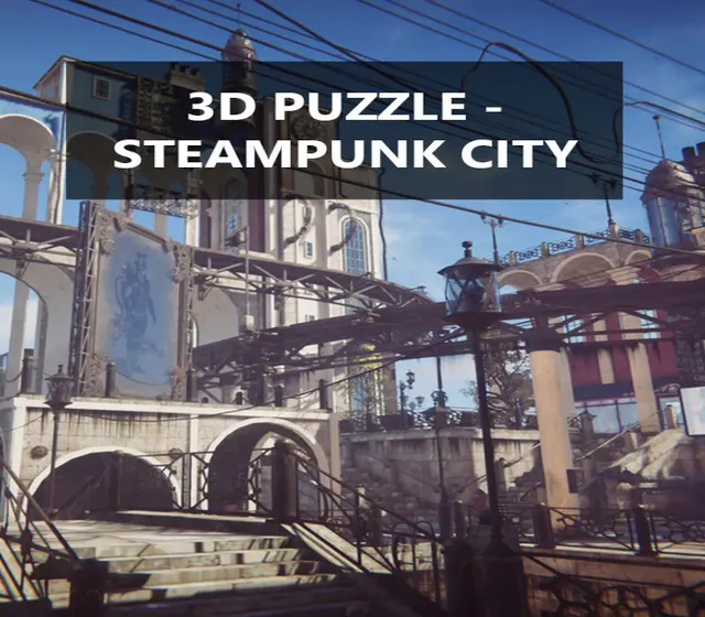 3D PUZZLE - Steampunk City — Steam, Standard