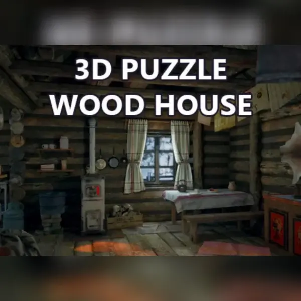 3D PUZZLE - Wood House — Steam, Standard