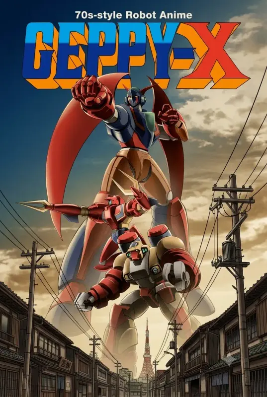 70s-style Robot Anime Geppy-X — Steam, Standard