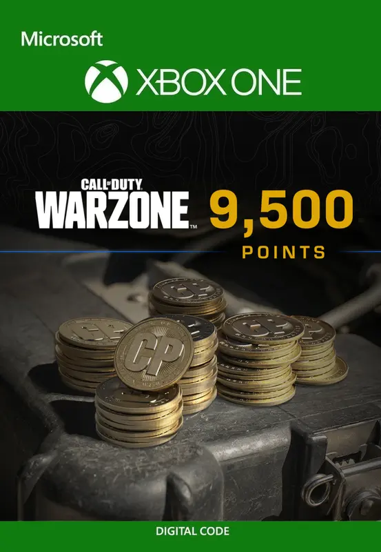 9,500 Call of Duty: Warzone Points — Xbox Live, Standard