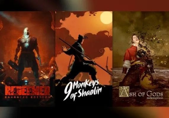 9 Monkeys of Shaolin + Ash of Gods + Redeemer - Bundle EN — Xbox One / Xbox Series X|S, Standard