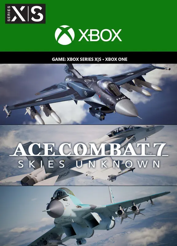 ACE COMBAT 7: SKIES UNKNOWN 25th Anniversary DLC - Cutting-Edge Aircraft Series Set (DLC) — Xbox Live, Standard