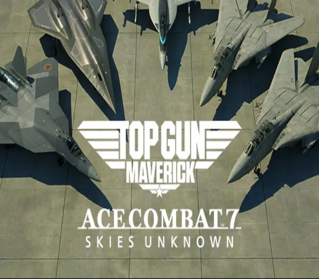 ACE COMBAT 7: SKIES UNKNOWN - TOP GUN: Maverick - Aircraft Set DLC — PlayStation 4, Standard