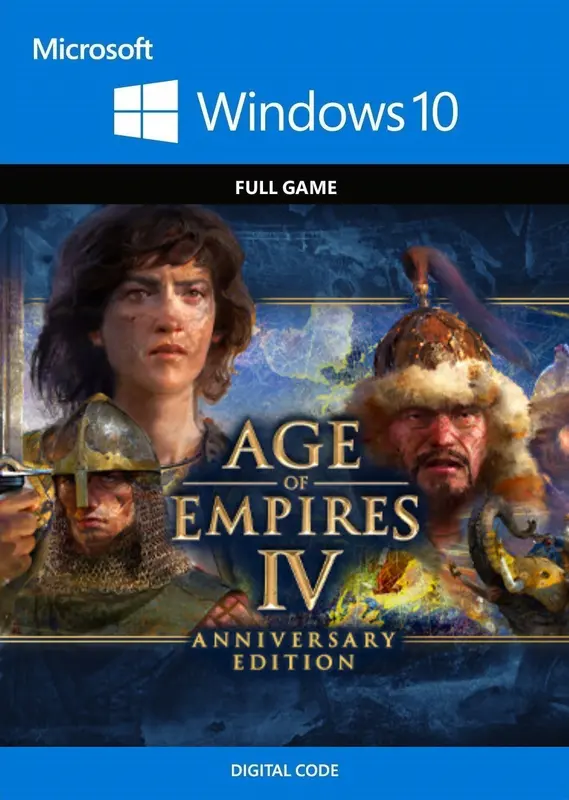 Jaquette de Age of Empires IV: Anniversary Edition - — jeu PC (Microsoft Store (Windows 10))