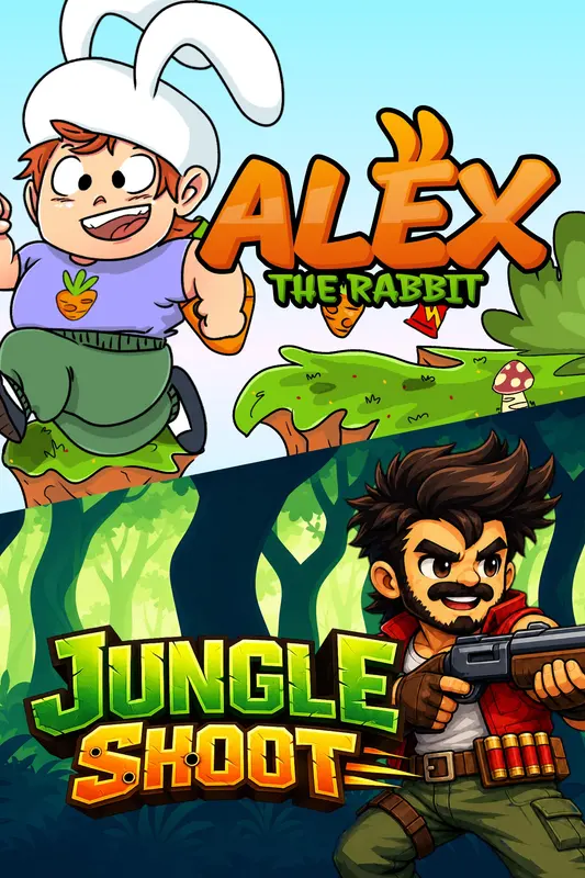 Alex the Rabbit + Jungle Shoot (Bundle) — Xbox Live, Standard