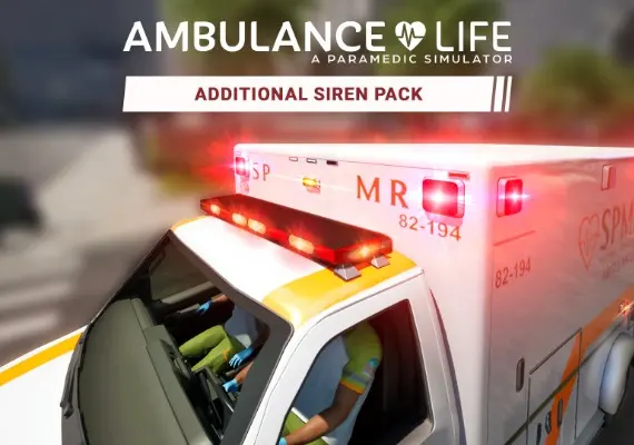 Jaquette de Ambulance Life: A Paramedic Simulator - Additional Siren Pack DLC — DLC PC (Steam)