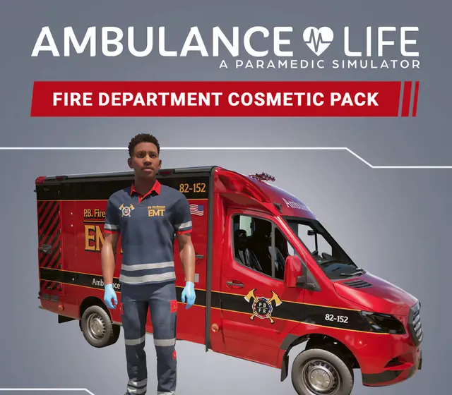 Ambulance Life: A Paramedic Simulator - Fire Department Cosmetic Pack DLC — Steam, Standard