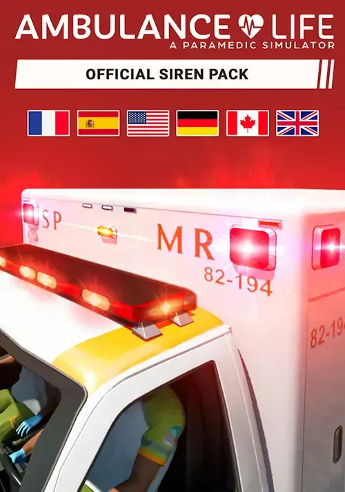 Jaquette de Ambulance Life - Official Siren Pack (DLC) — DLC PC (Steam)