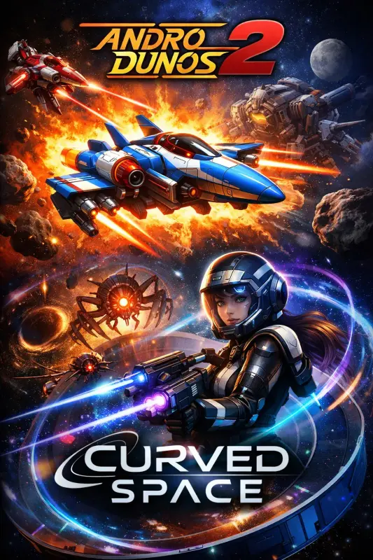 Andro Dunos 2 + Curved Space — Steam, Standard
