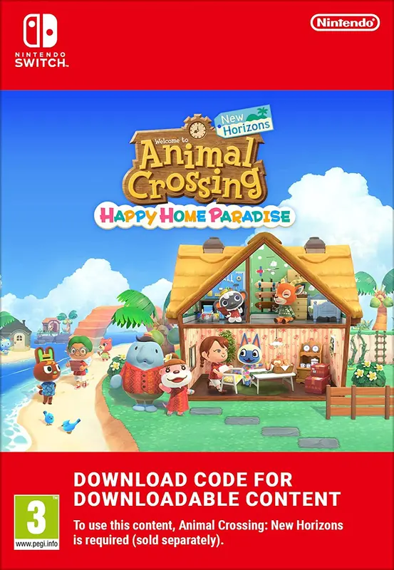 Animal Crossing: New Horizons – Happy Home Paradise (DLC) — Nintendo Switch, Standard