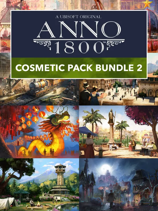Jaquette de Anno 1800 Cosmetic Pack Bundle 2 (DLC) — DLC PC (Ubisoft Connect)
