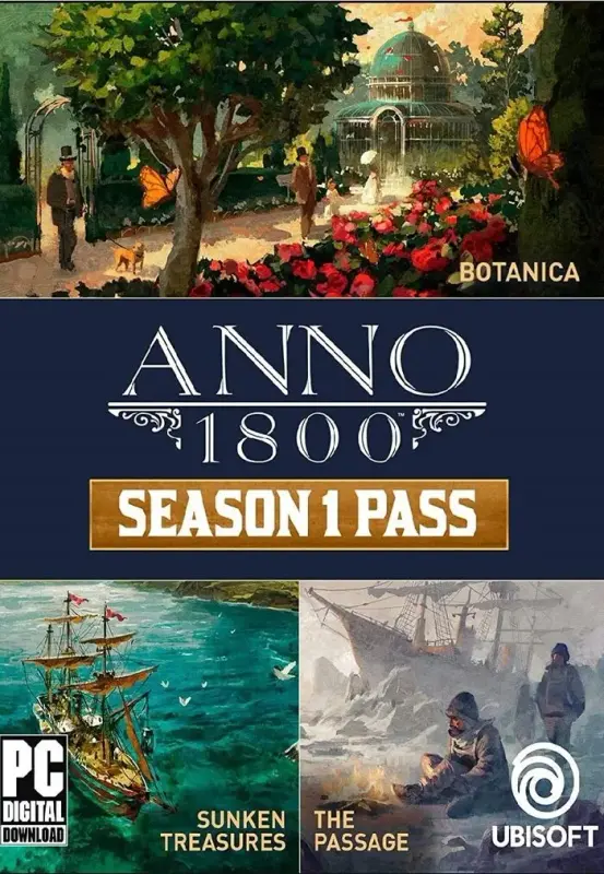 Anno 1800 Season 1 Pass DLC — Ubisoft Connect, Standard