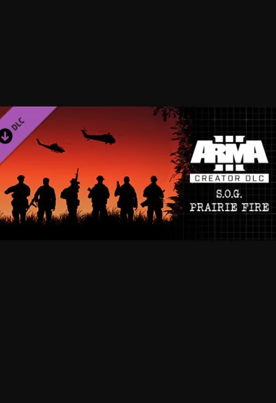 Jaquette de Arma 3 Creator SOG Prairie Fire (DLC) — DLC PC (Steam)