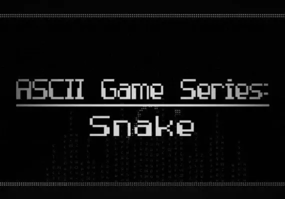 ASCII Game Series: Snake — Steam, Standard