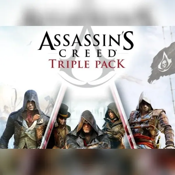Assassin's Creed Triple Pack: Black Flag, Unity, Syndicate — Xbox One / Xbox Series X|S, Standard