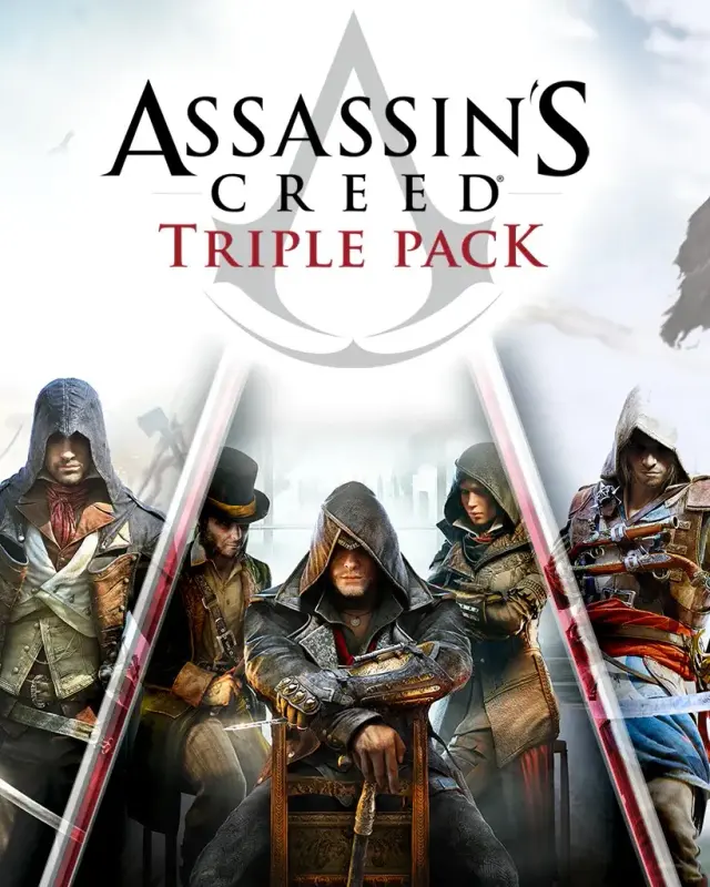 Assassin's Creed Triple Pack - Black Flag + Unity + Syndicate — Xbox One / Xbox Series X|S, Standard