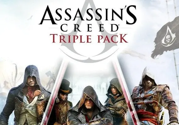 Assassin's Creed Triple Pack - Black Flag + Unity + Syndicate EN — Xbox One / Xbox Series X|S, Standard