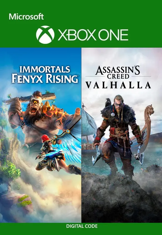 Assassin’s Creed Valhalla + Immortals Fenyx Rising Bundle — Xbox Live, Standard