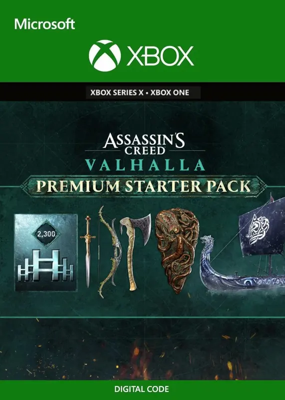 Assassin's Creed Valhalla - Premium Starter Pack (DLC) — Xbox Live, Standard