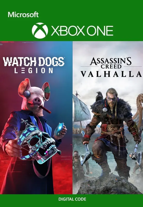 Assassin’s Creed Valhalla + Watch Dogs: Legion Bundle — Xbox One, Standard