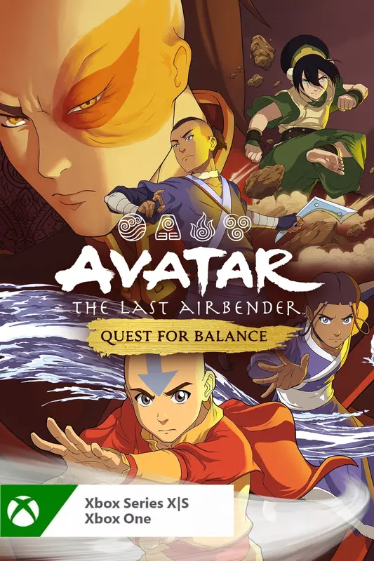 Jaquette de Avatar: The Last Airbender - Quest for Balance — jeu Xbox (Xbox Live)