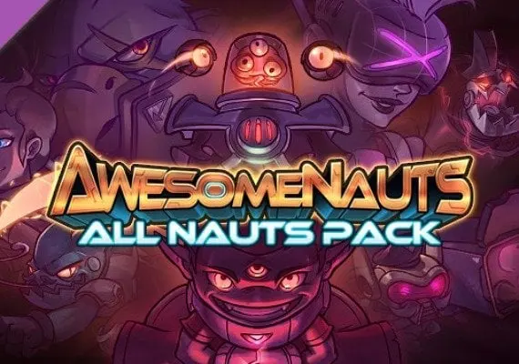 Jaquette de Awesomenauts - All Nauts Pack DLC EN/DE/FR/IT/NL/PT/RU/ES — DLC PC (Steam)