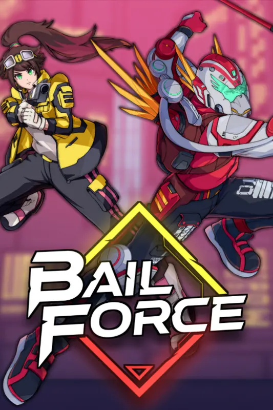 Jaquette de Bail Force: Cyberpunk Bounty Hunters — jeu PC (Steam)
