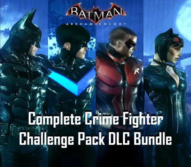 Batman Arkham Knight - Complete Crime Fighter Challenge Pack DLC Bundle — Steam, Complete