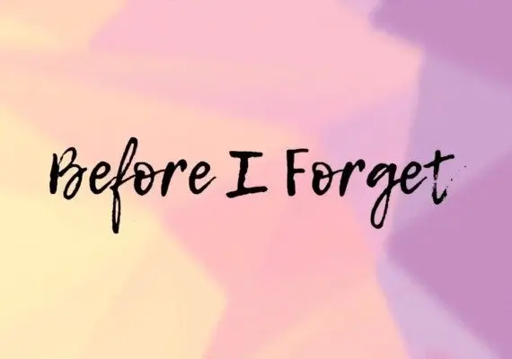 Before I Forget EN/DE/FR/ZH/ES — Steam, Standard