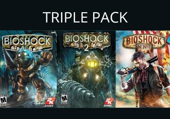 Bioshock Triple Pack EN/DE/FR/IT/JA/PT/RU/ES — Steam, Standard