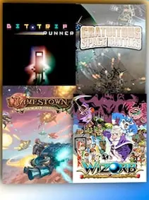 BIT.TRIP RUNNER + Gratuitous Space Battles + Jamestown + Wizorb CD — Steam, Standard
