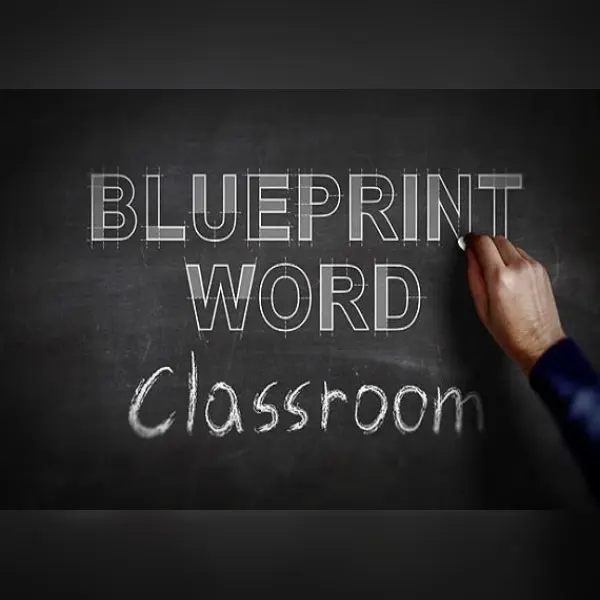 Blueprint Word: Classroom — Steam, Standard