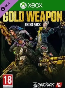 BORDERLANDS 3 - GOLD WEAPON SKINS PACK — Xbox One, Standard