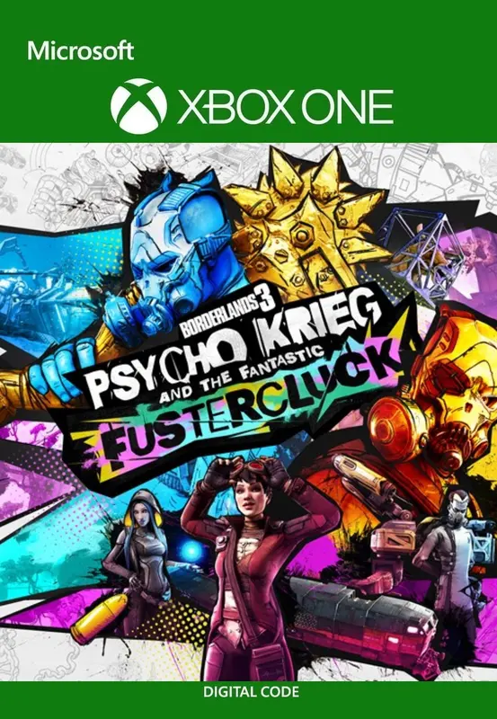 Borderlands 3: Psycho Krieg and the Fantastic Fustercluck (DLC) — Xbox Live, Standard