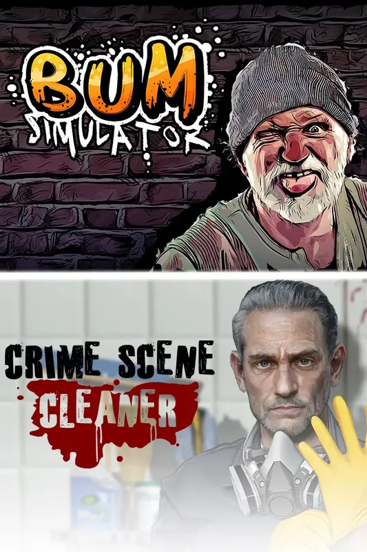 Bum Simulator & Crime Scene Cleaner — Xbox Live, Standard