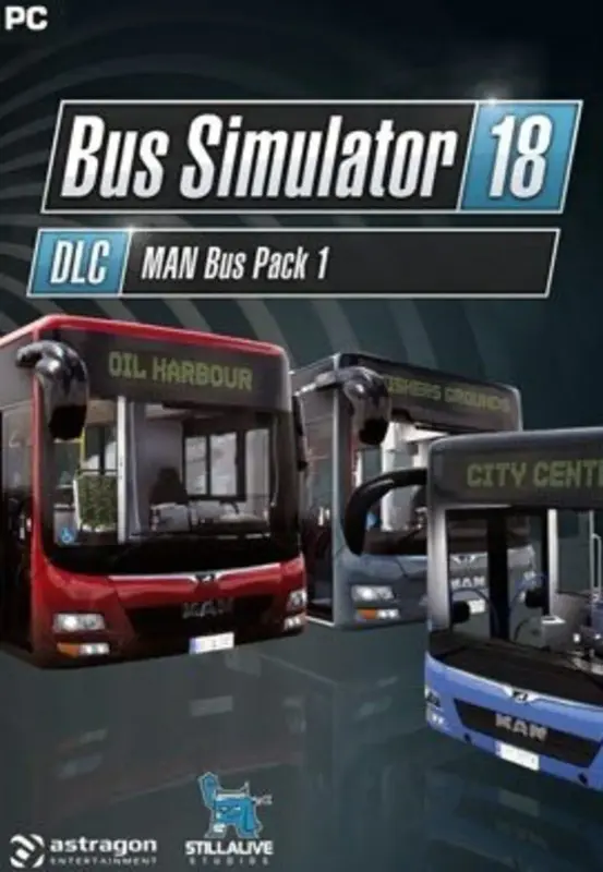 Bus Simulator 18 MAN Bus Pack 1 DLC — Steam, Standard