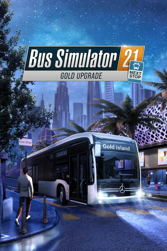 Jaquette de Bus Simulator 21 Next Stop - Gold Upgrade (DLC) — DLC PlayStation (PlayStation 4)