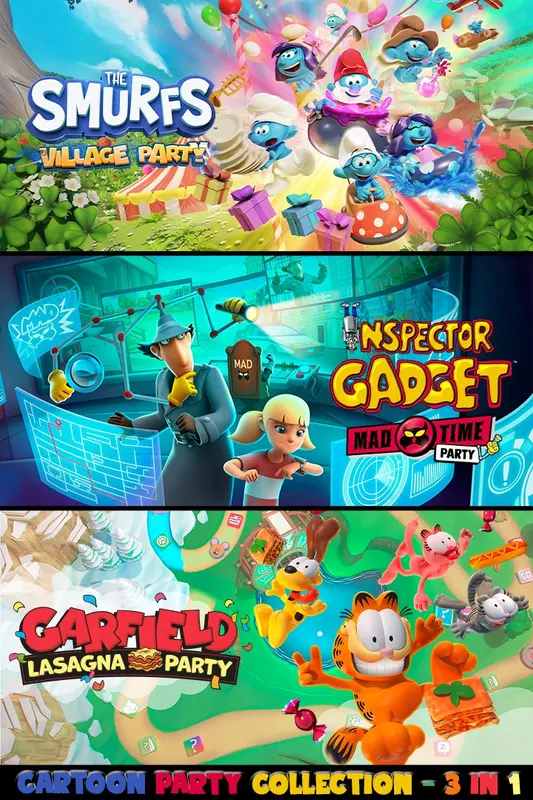Cartoon Party Collection - 3 in 1 — Xbox Live, Standard