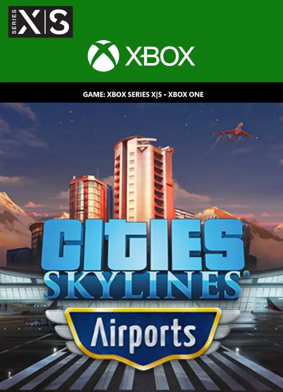 Cities: Skylines - Airports (DLC) — Xbox Live, Standard