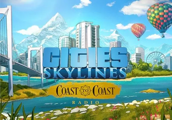 Cities: Skylines - Coast to Coast Radio DLC EN/DE/FR/PL/PT/RU/ZH/ES — Steam, Standard