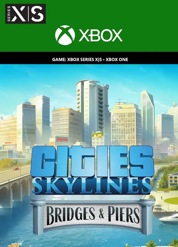 Jaquette de Cities: Skylines - Content Creator Pack: Bridges & Piers (DLC) — DLC Xbox (Xbox Live)