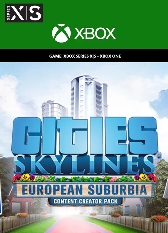 Cities: Skylines - Content Creator Pack: European Suburbia (DLC) — Xbox Live, Standard