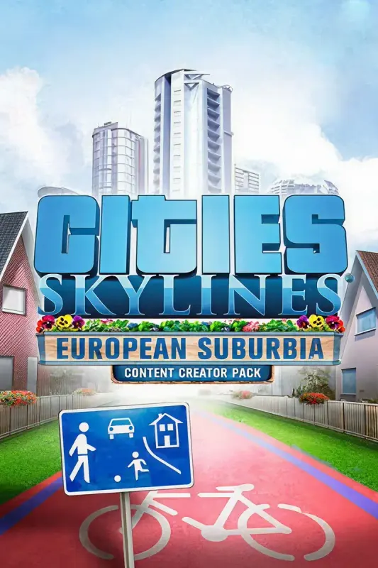 Cities Skylines - Content Creator Pack European Suburbia DLC — Steam, Standard